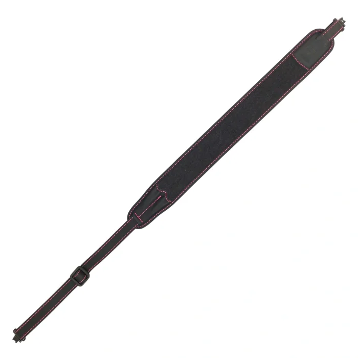 Pas do broni Blaser Custom - Czarny Loden Różowa Nitka